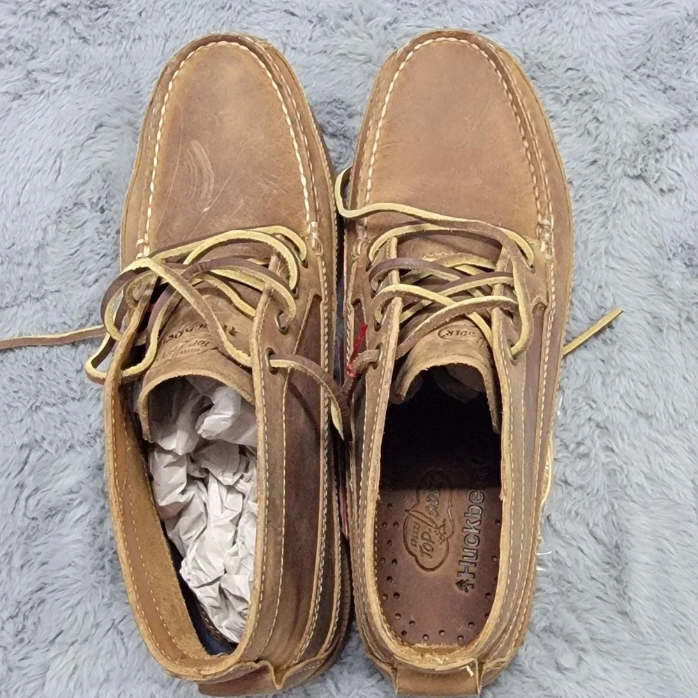 Sperry Top-Sider Boots Mens 9.5 Brown Leather Huckberry AO Chukka STS26144